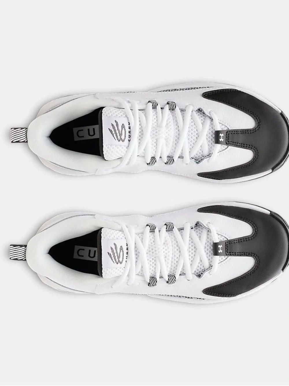 Under Armour Curry Low Basketball Shoes - White & Black